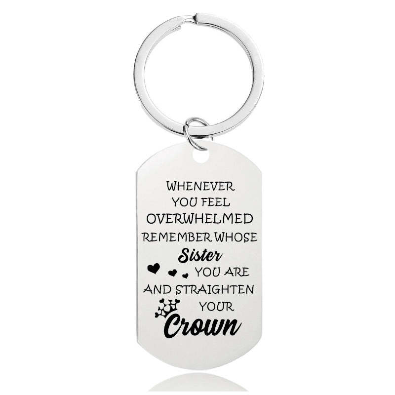 Whenever You Feel Overwhelmed - Inspirational Keychain - A916-Jolura