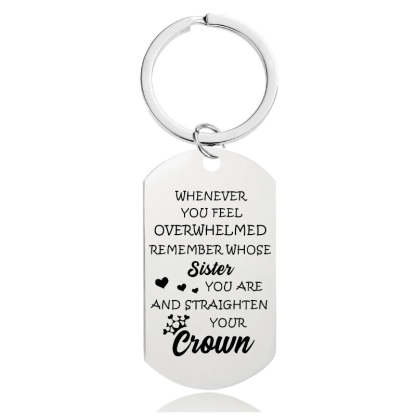 Whenever You Feel Overwhelmed - Inspirational Keychain - A916-Jolura
