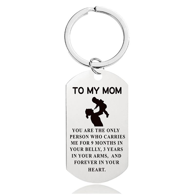 To My Mom - You Are The Only Person - Inspirational Keychain - A917-Jolura