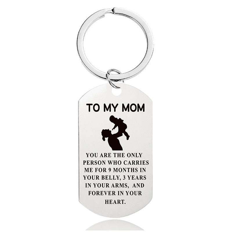 To My Mom - You Are The Only Person - Inspirational Keychain - A917-Jolura