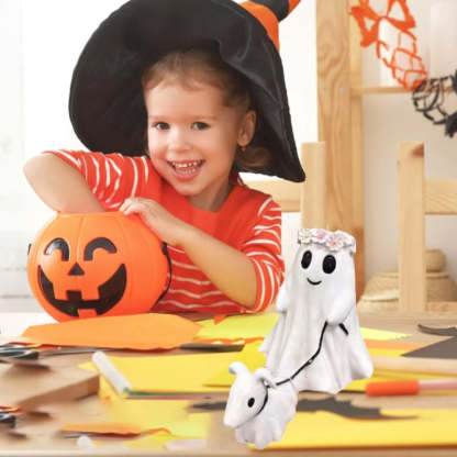 Halloween Ghost Walking Dog Statue-Jolura