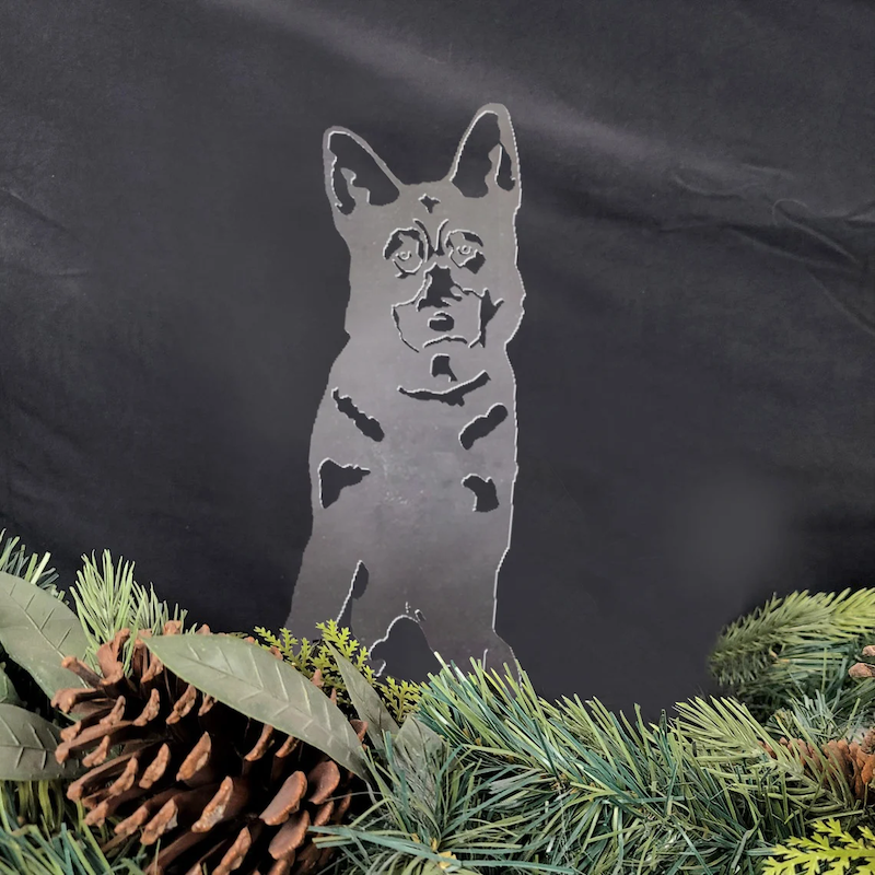 German Shepherd Metal Silhouette-Jolura