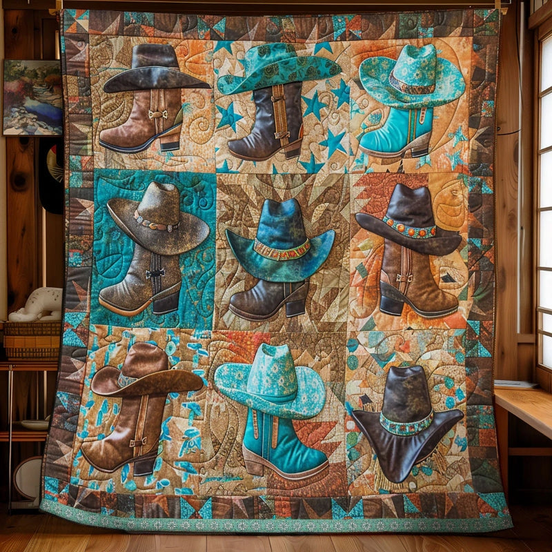 Cowboy Blanket - D258 - Premium Blanket-Jolura