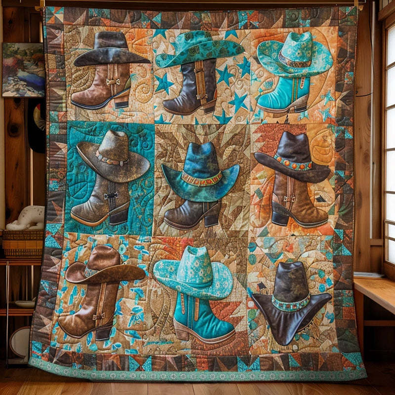 Cowboy Blanket - D258 - Premium Blanket-Jolura