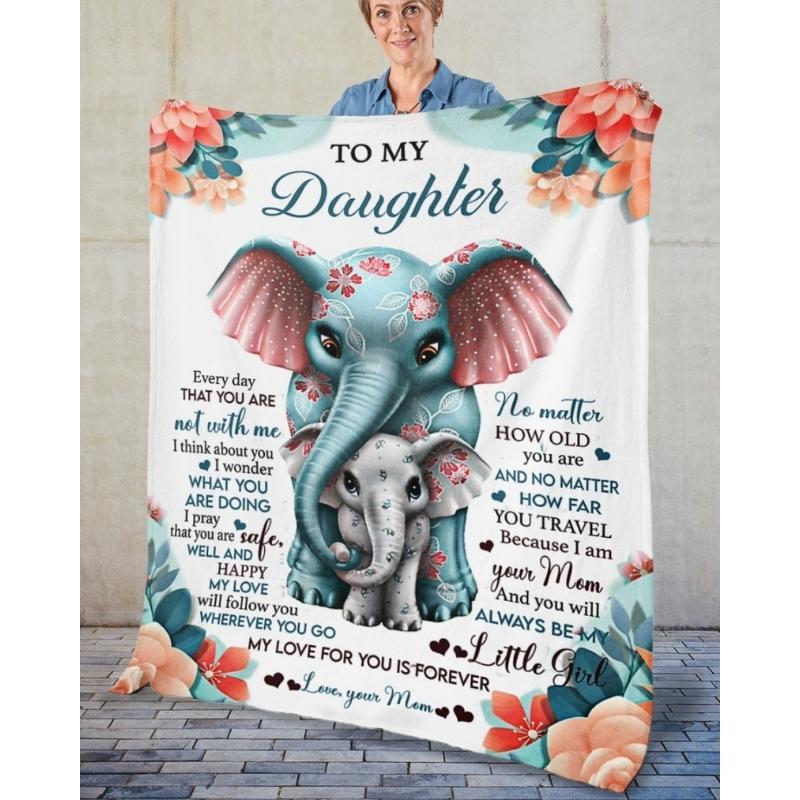 To My Daughter - From Mom - A335 - Premium Blanket-Jolura