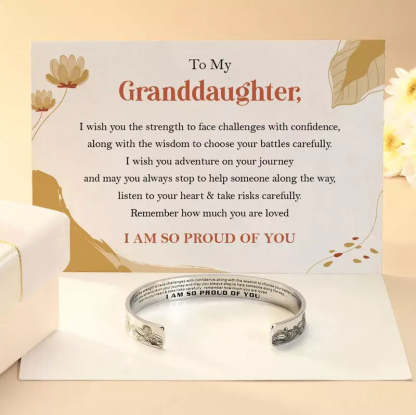 To My Granddaughter - I am So Proud of You Bracelet-Jolura