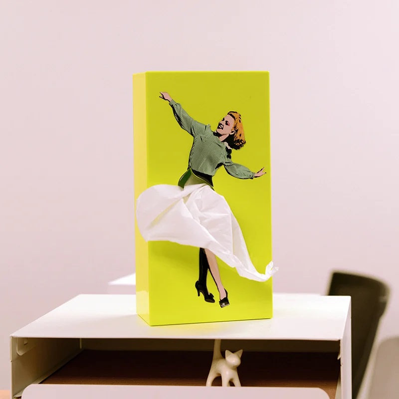 Flying Skirt Tissue Box-Jolura