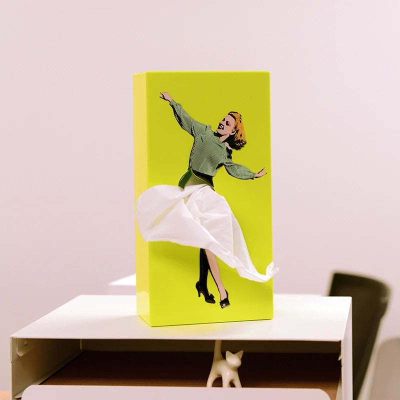 Flying Skirt Tissue Box-Jolura