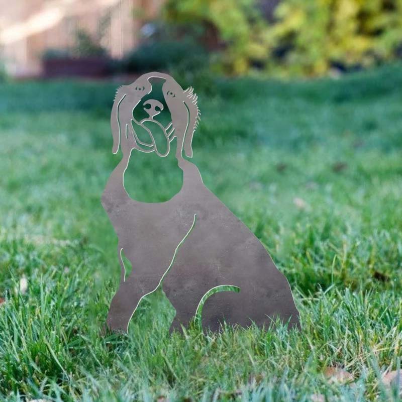 Golden Retriever Metal Silhouette-Jolura