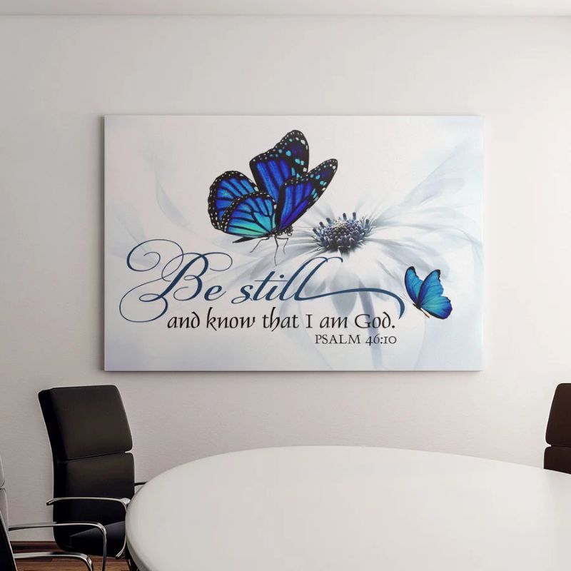 Be Still And Know That I Am God - D375 - Gallery Wrapped Canvas Prints