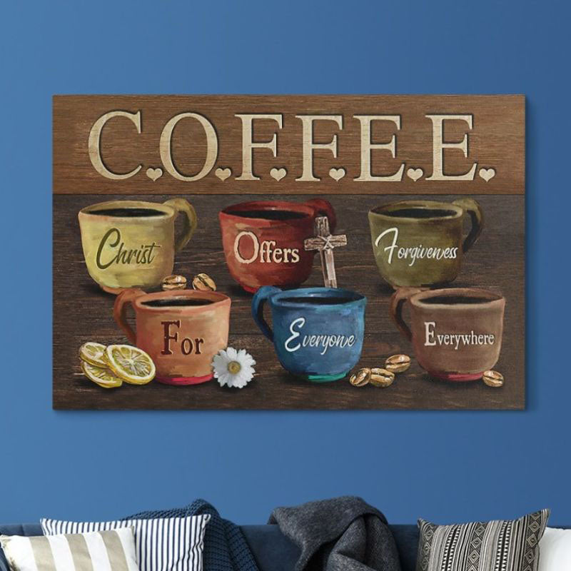 Coffee Cups - D370 - Gallery Wrapped Canvas Prints