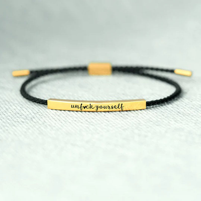 Unfuck Yourself Tube Bracelet-Jolura