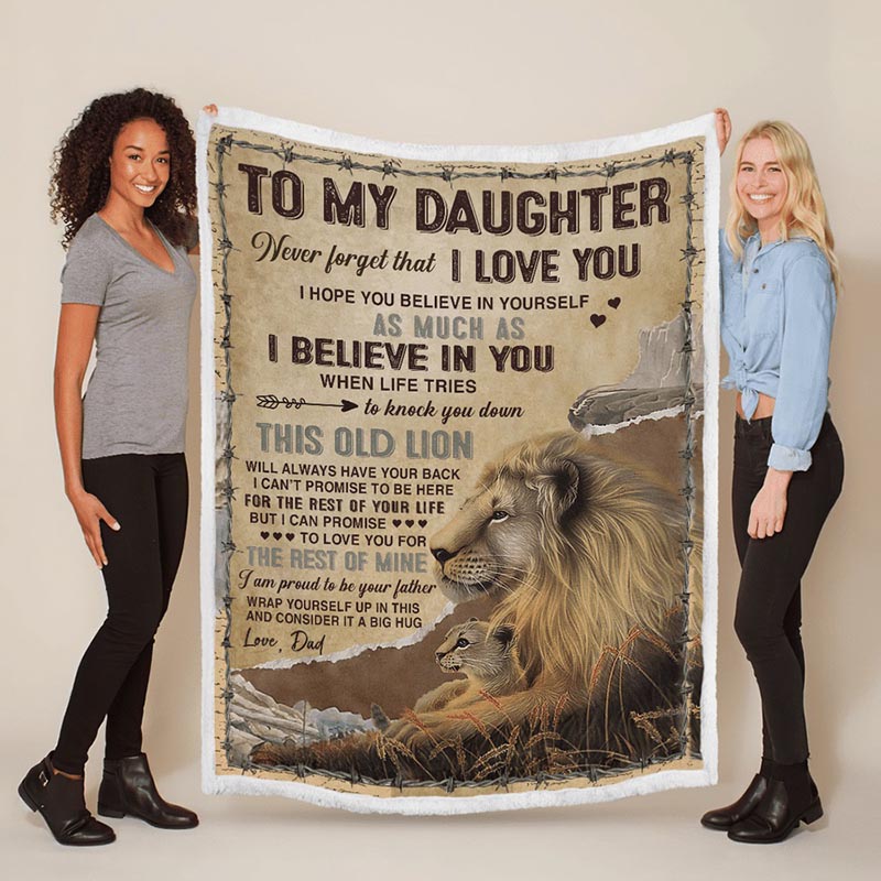 To My Daughter - From Dad - A933 - Premium Blanket-Jolura