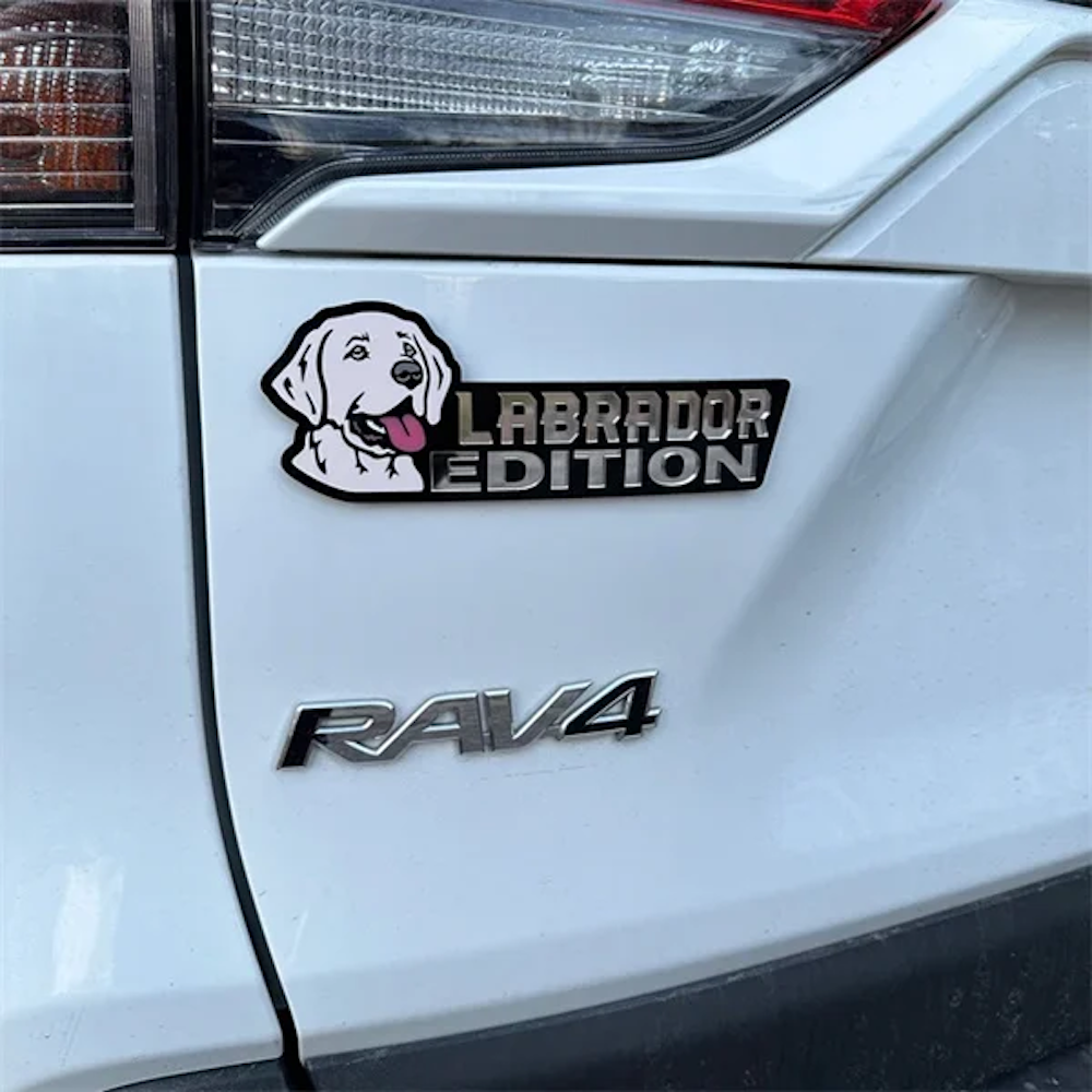 Labrador Car Badge Laser Cutting Car Emblem CE004-Jolura