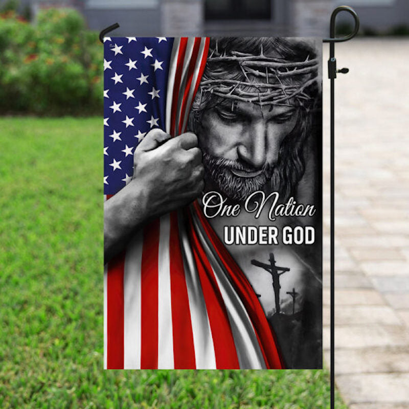One Nation Under God Jesus Flag-Jolura