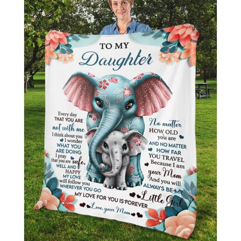 To My Daughter - From Mom - A335 - Premium Blanket-Jolura