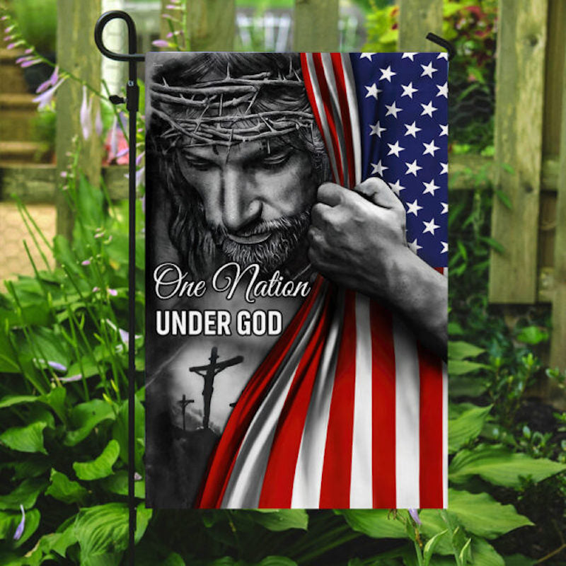 One Nation Under God Jesus Flag-Jolura