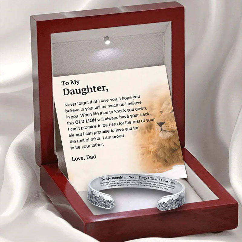 To My Daughter Proud of You Love Dad Bracelet-Jolura
