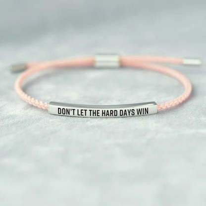 Don't Let The Hard Days Win Tube Bracelet-Jolura