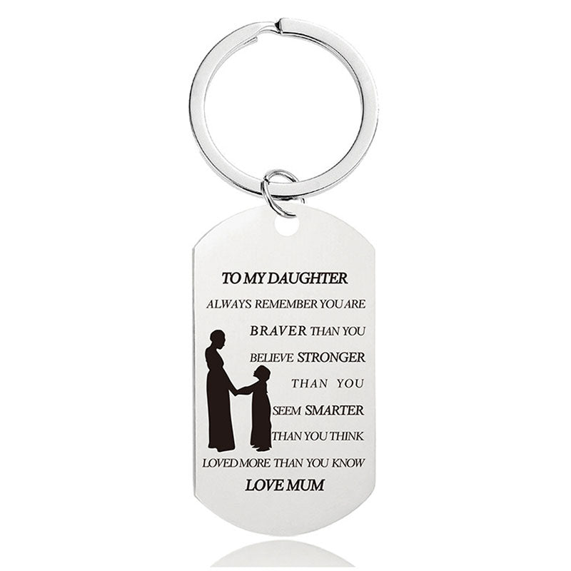 Always Remember You Are Braver Than You Believe - Inspirational Keychain - A902-Jolura