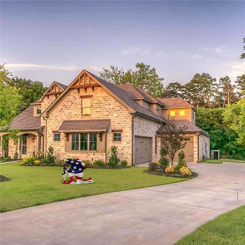 Memorial Metal Plaque For Soldiers - American Flag-Jolura