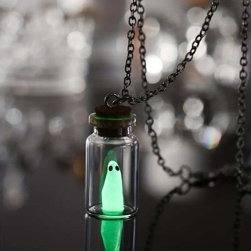 The Adopt A Ghost Pendant and Earrings-Jolura