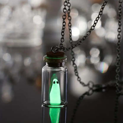 The Adopt A Ghost Pendant and Earrings-Jolura