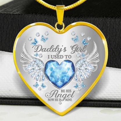 Daddy's Girl Heart Necklace-Jolura
