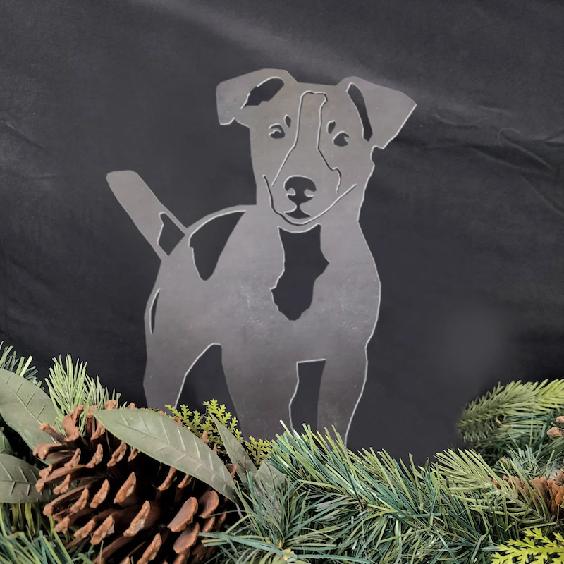 Jack Russell Terrier Metal Silhouette-Jolura