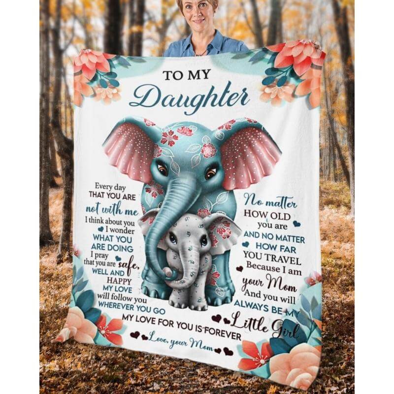 To My Daughter - From Mom - A335 - Premium Blanket-Jolura