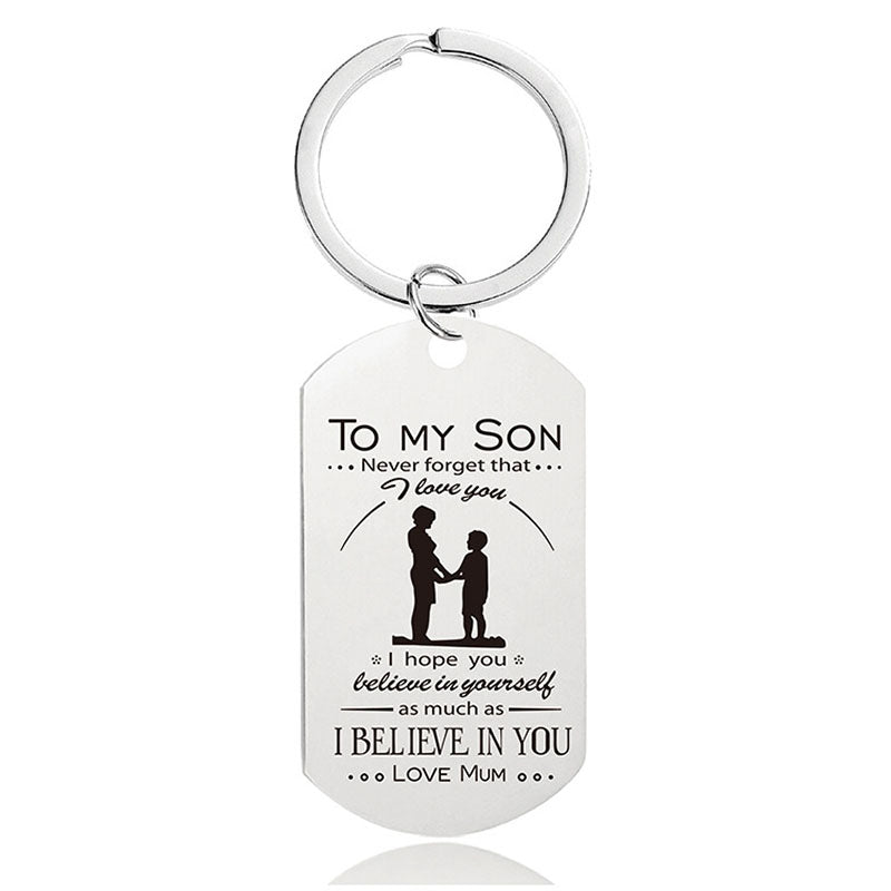 I Hope You Believe In Yourself As Much As I Believe In You - Inspirational Keychain - A903-Jolura