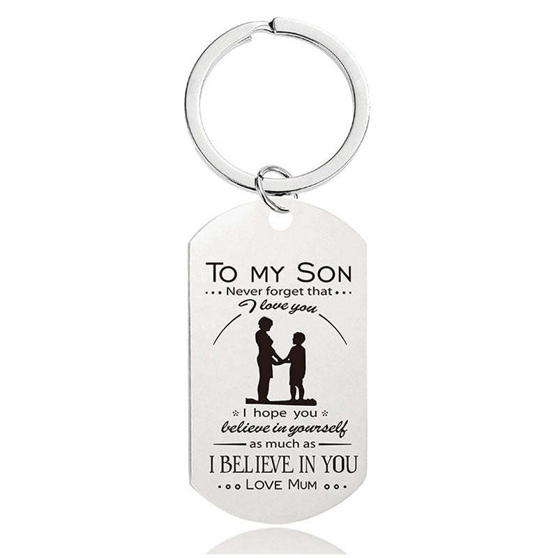 I Hope You Believe In Yourself As Much As I Believe In You - Inspirational Keychain - A903-Jolura