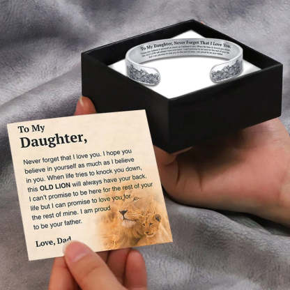 To My Daughter Proud of You Love Dad Bracelet-Jolura