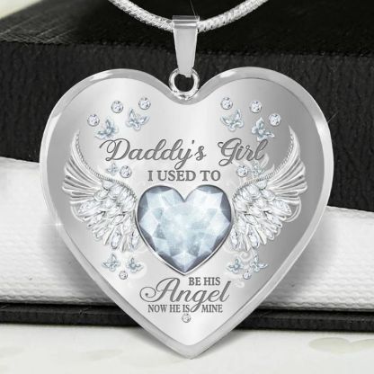 Daddy's Girl Heart Necklace-Jolura