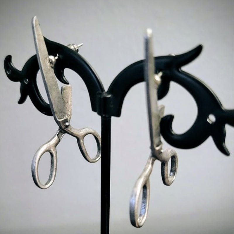 Vintage Scissor Shaped Earrings-Jolura