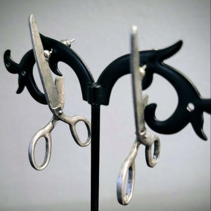 Vintage Scissor Shaped Earrings-Jolura