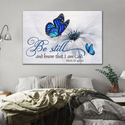 Be Still And Know That I Am God - D375 - Gallery Wrapped Canvas Prints