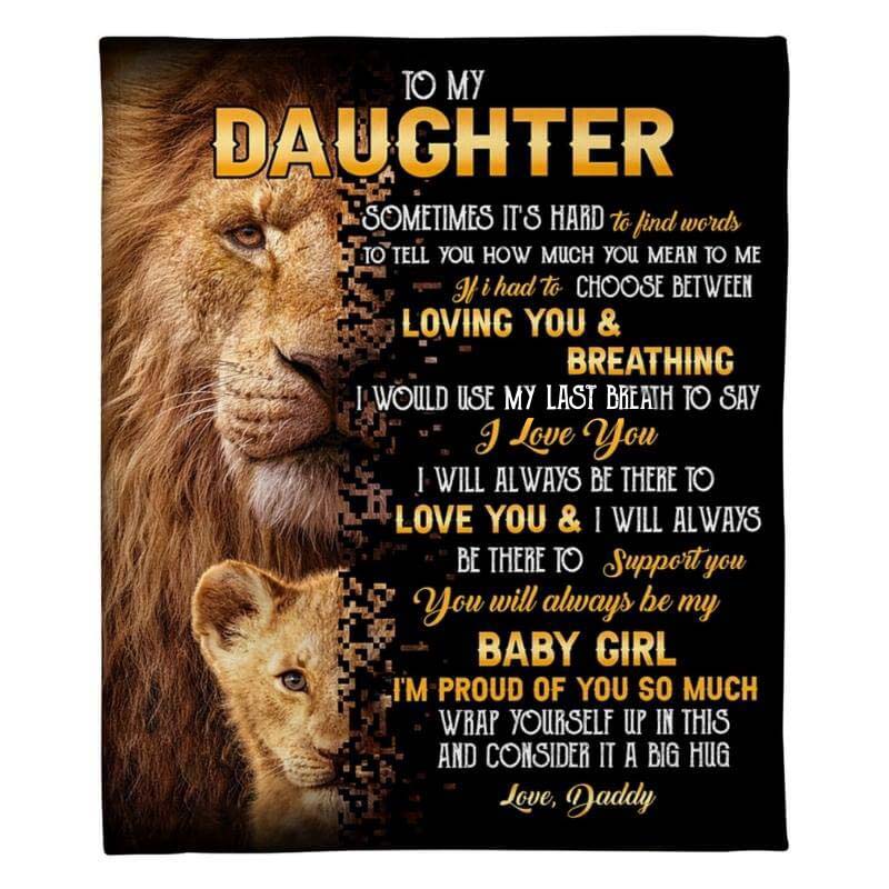 To My Daughter - From Dad - A322 - Premium Blanket-Jolura