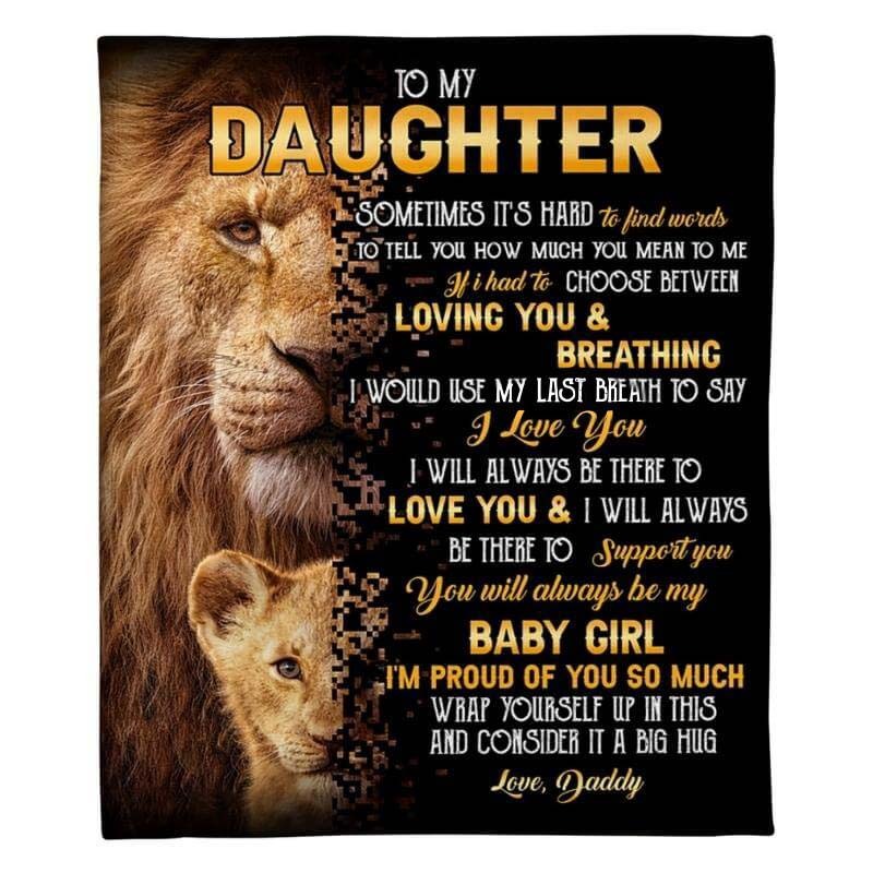 To My Daughter - From Dad - A322 - Premium Blanket-Jolura