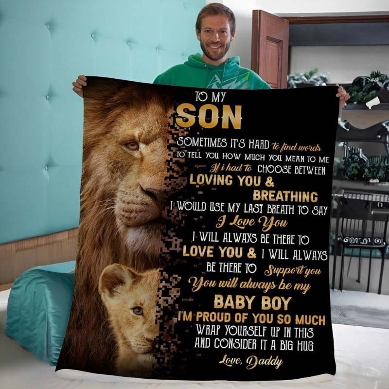 I'M Proud Of You So Much - A322 - Lion Premium Blanket-Jolura