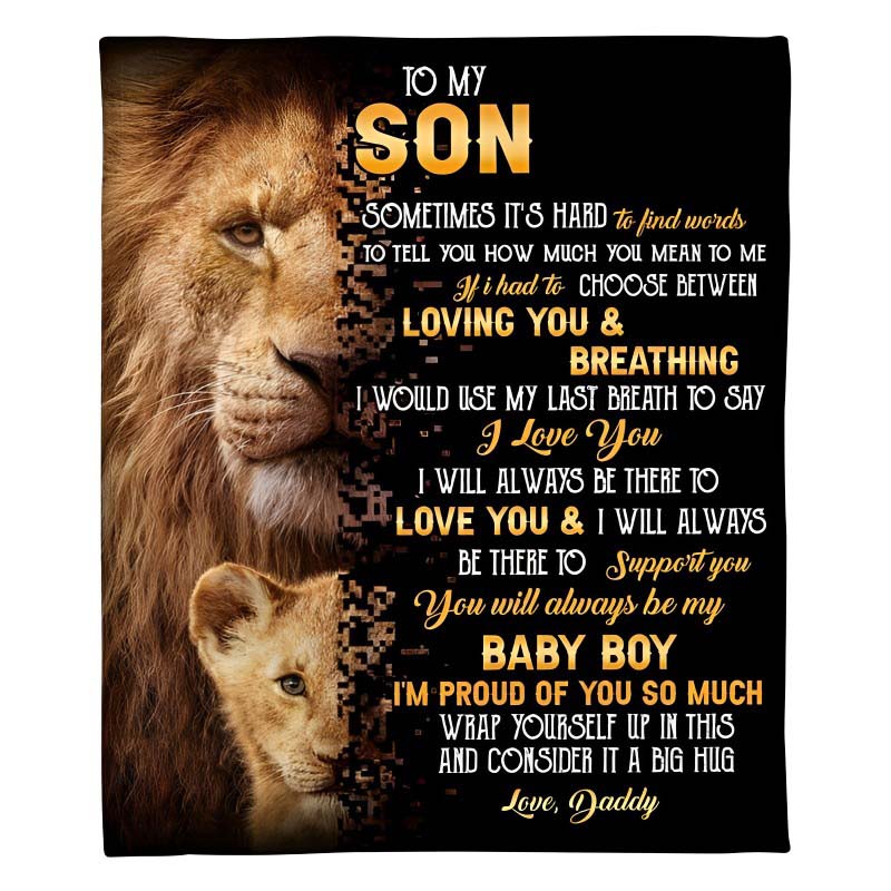 I'M Proud Of You So Much - A322 - Lion Premium Blanket-Jolura