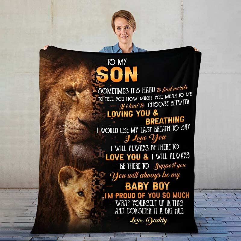 I'M Proud Of You So Much - A322 - Lion Premium Blanket-Jolura
