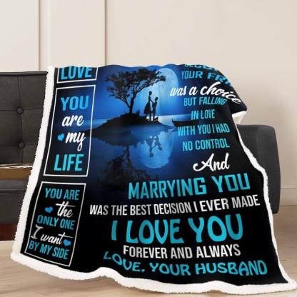 To My Wife - From Husband - A332 - Premium Blanket-Jolura