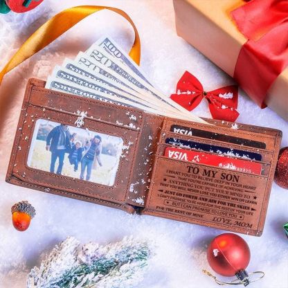 Mom To Son - You Will Never Lose - Top-grain Leather Wallet-Jolura