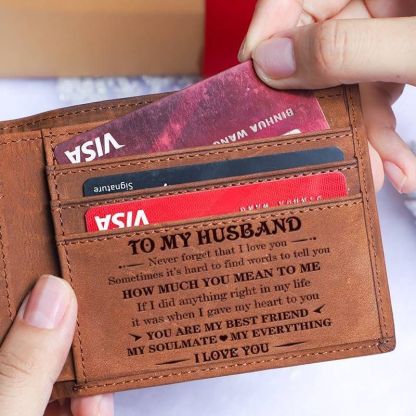 To My Husband - You Are My Everything - Bifold Wallet-Jolura