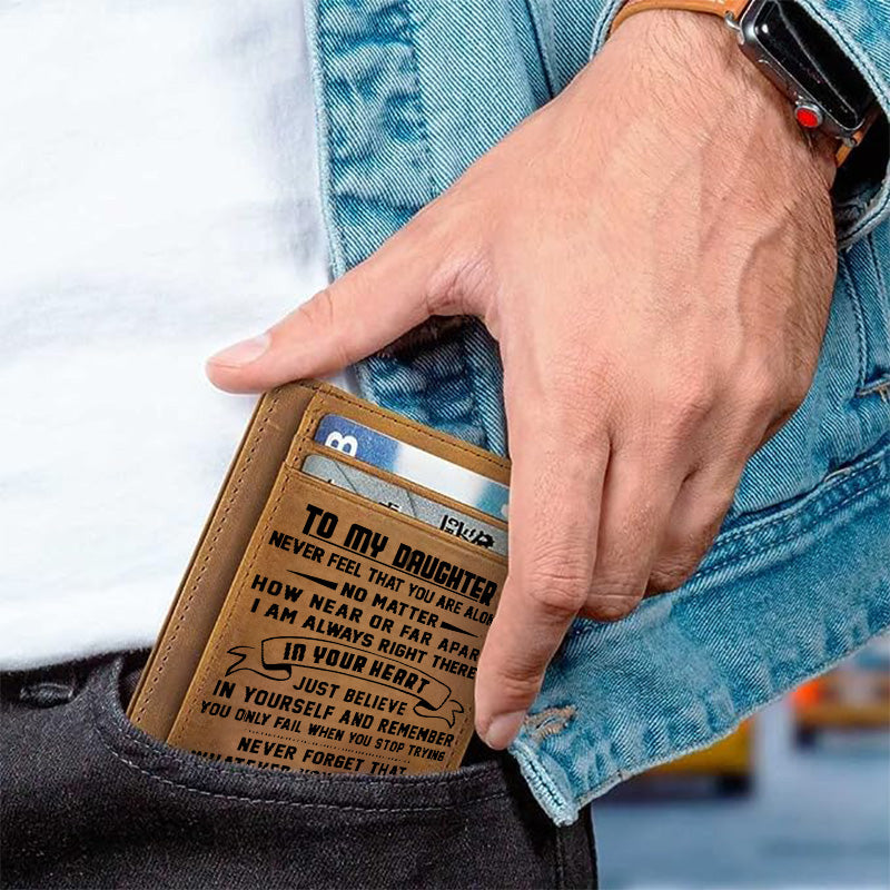 Mum To Daughter - No Matter What I Will Always Love You - Card Wallet-Jolura