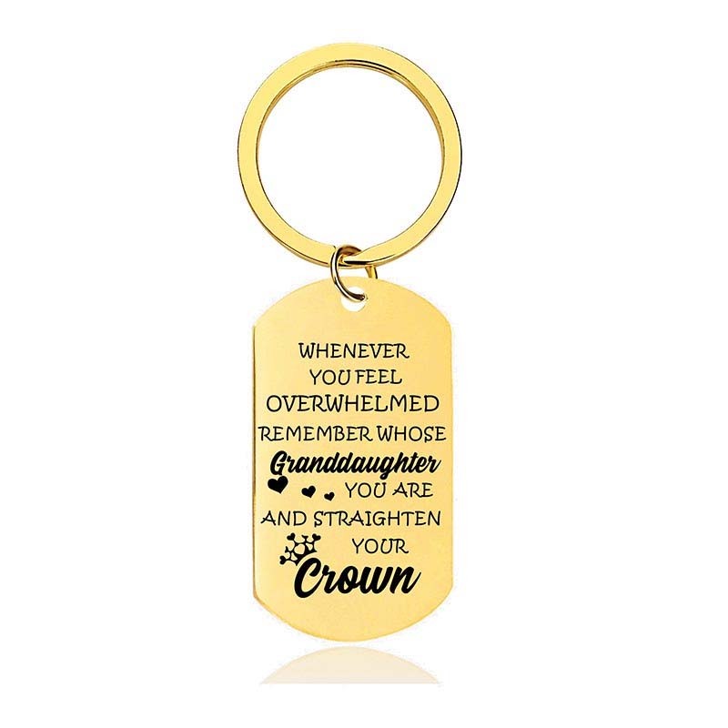 Whenever You Feel Overwhelmed - Inspirational Keychain - A916-Jolura