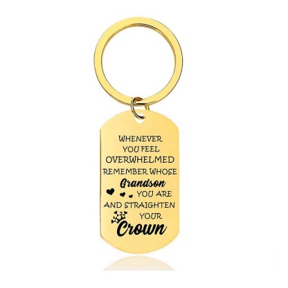 Whenever You Feel Overwhelmed - Inspirational Keychain - A916-Jolura