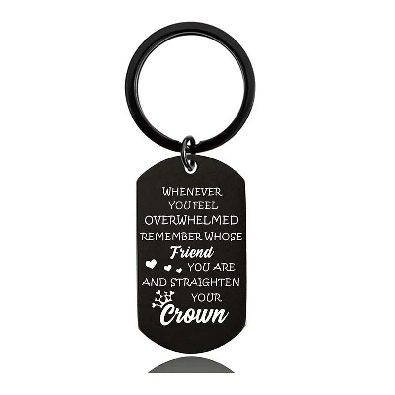 To My Friend - Whenever You Feel Overwhelmed - Inspirational Keychain - A916-Jolura
