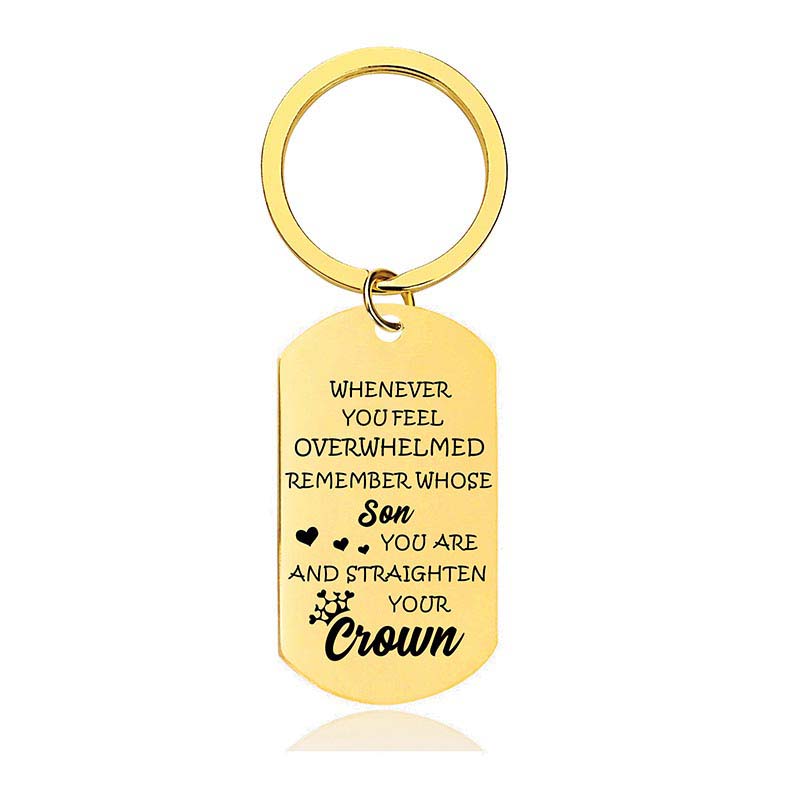 Whenever You Feel Overwhelmed - Inspirational Keychain - A916-Jolura